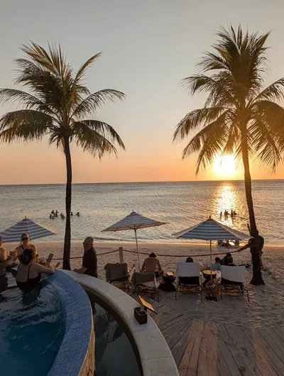West Bay Beach sunset – Roatan day combo tour